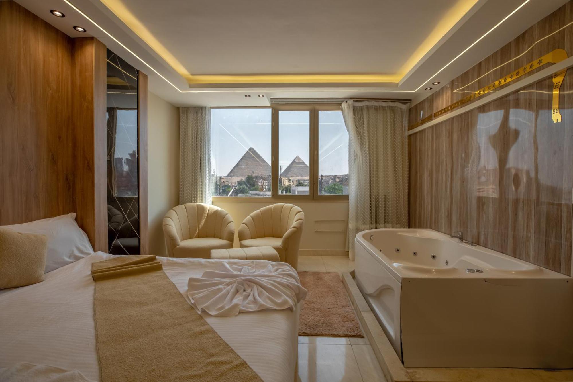 The Muse Pyramids Inn Hotel Kafret el-Gabal Exterior foto